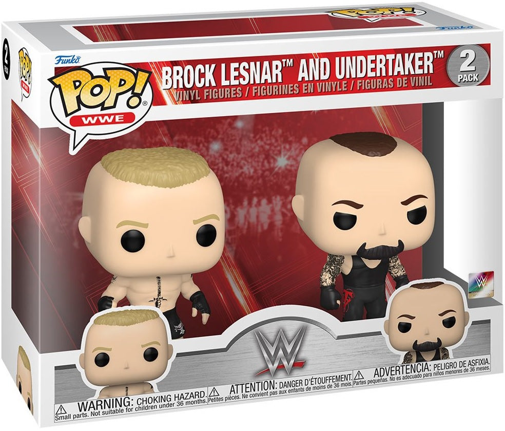 WWE POP funko『アンダーテイカー＆ローマン・レインズ』２体セット Brock Lesnar and Undertaker Funko - Pop! Vinyl – Twin Pack Figures