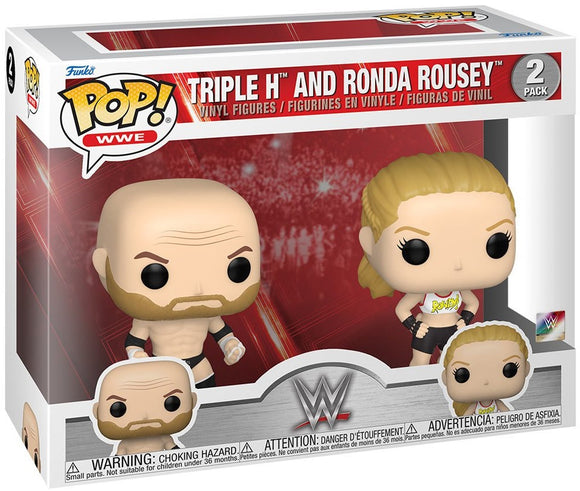 Triple H & Ronda Rousey Funko - Pop! Vinyl – Twin Pack Figures