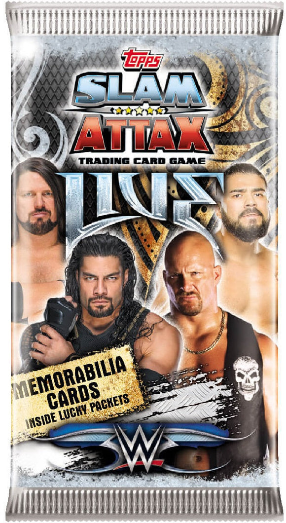 WWE Slam Attax Live - 1 Packet - 9 cards