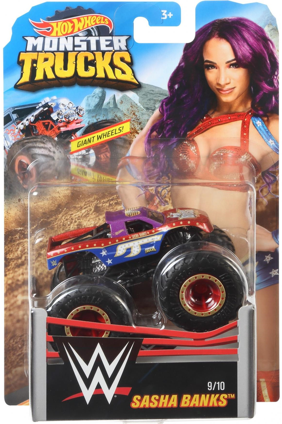 Sasha Banks - WWE Hot Wheels Monster Truck
