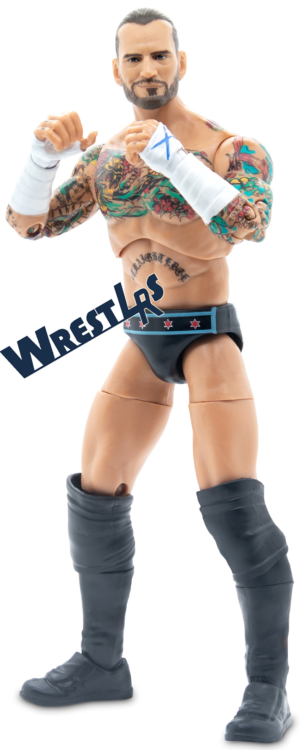 Boneco de ação All Elite Wrestling aew Unmatched Series 4 cm Punk em Boneco de ação All Elite Wrestling aew Unmatched Series 4 cm Punk em