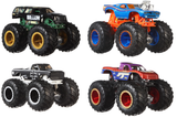 4 x Monster Truck Set - WWE Hot Wheels Monster Trucks