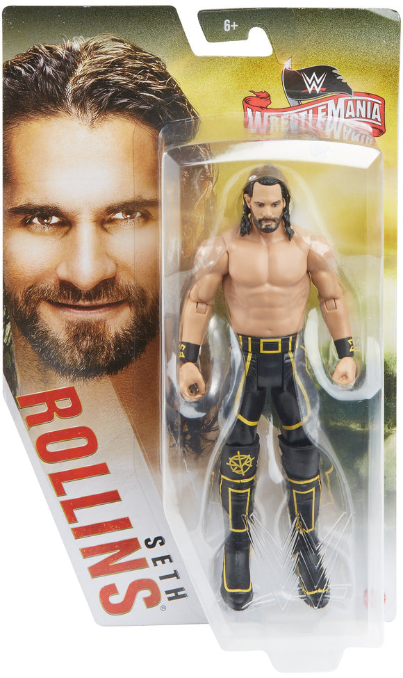 Action Figure WWE Seth Rollins Basic Series 116 - 18 Cm Con 10 Punti Di Articolazione - Per Collezionisti E Bambini