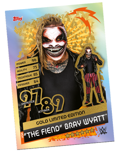 limited edition cards slam attax WWE Slam Attax Reloaded 2020
