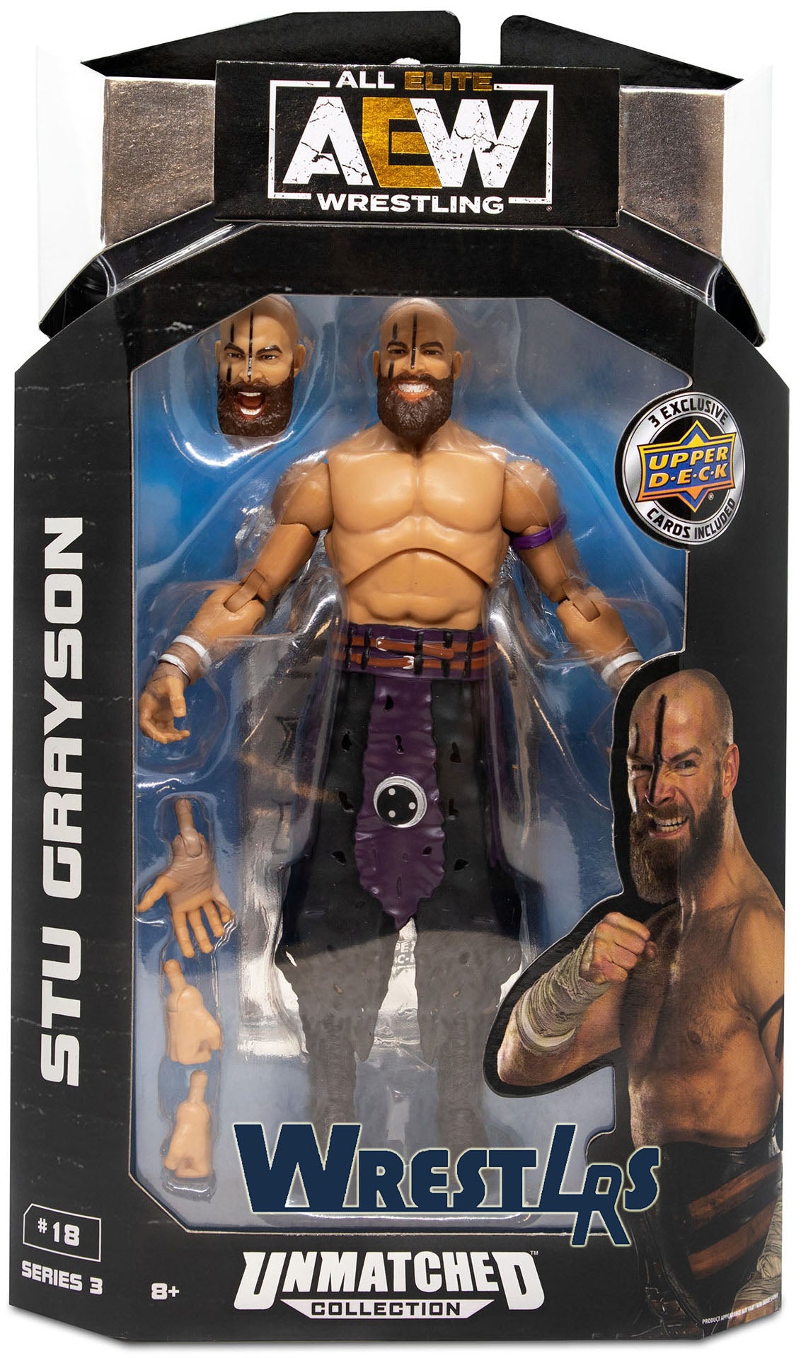 Stu Grayson AEW Unmatched action figure